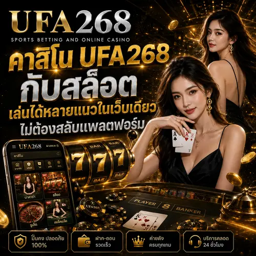 คาสิโน UFA268 กับสล็อต เล่นได้หลายแนวในเว็บเดียว ไม่ต้องสลับแพลตฟอร์ม